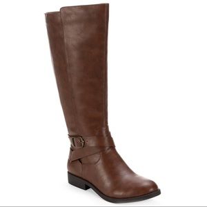 New Style & Co Madixe Riding Boots Brown
